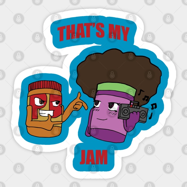 That's My Jam! Sticker by JunaeBenne